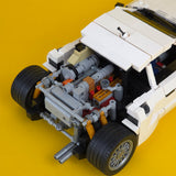 Italian Racing Legend Supercar Building Blocks (gobricks/white)