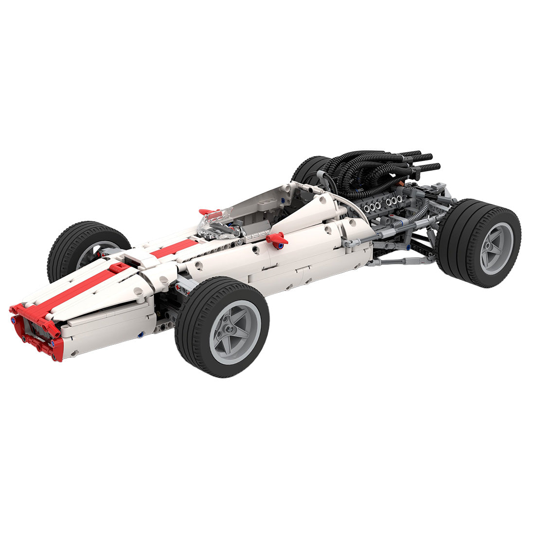 MOC-2803 1:7 1967 Formula Racing Car Building Blocks