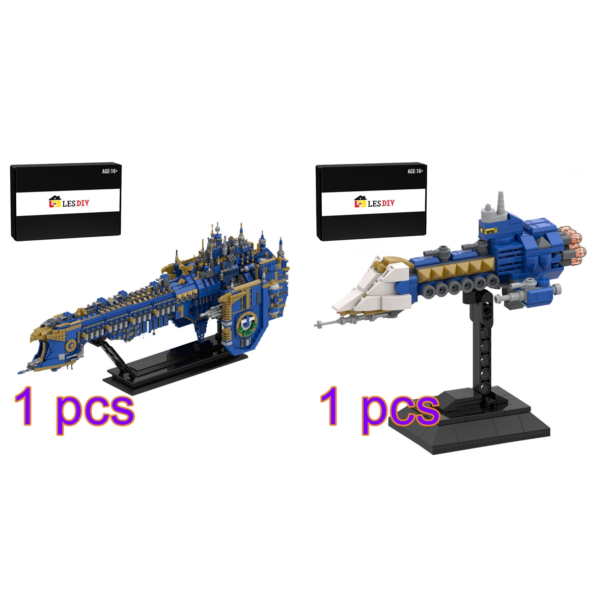 Warhammer 40K Ultramarines Fleet Bundle – Macragge's Honour & Glorious Nova Building Blocks