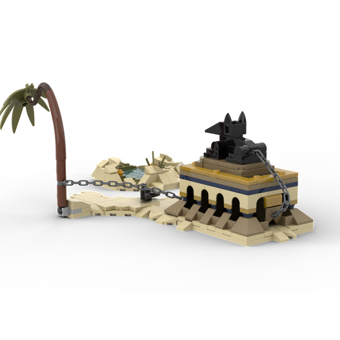 MOC-134338 Ancient Egyptian Tomb Exploration Building Blocks