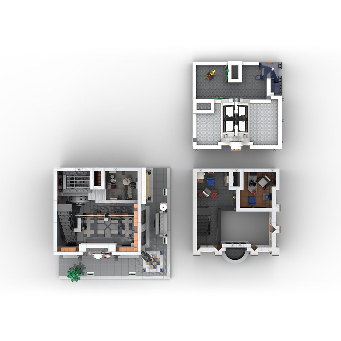 MOC-85888 Cake Bank - 10255 Assembly Square Alternative Building Blocks