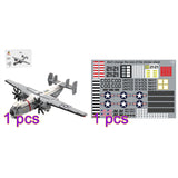 1/35 Scale US Military C-2 Transport Aircraft Building Blocks