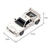 Italian Racing Legend Supercar Building Blocks (gobricks/white)