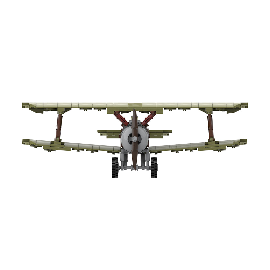 Vintage Military Biplane Building Blocks