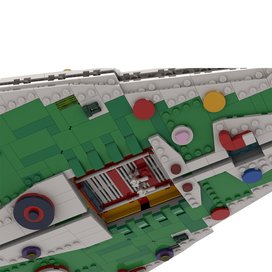 MOC-201504 SW UCS Imperial destroyer Christmas mode Building Blocks