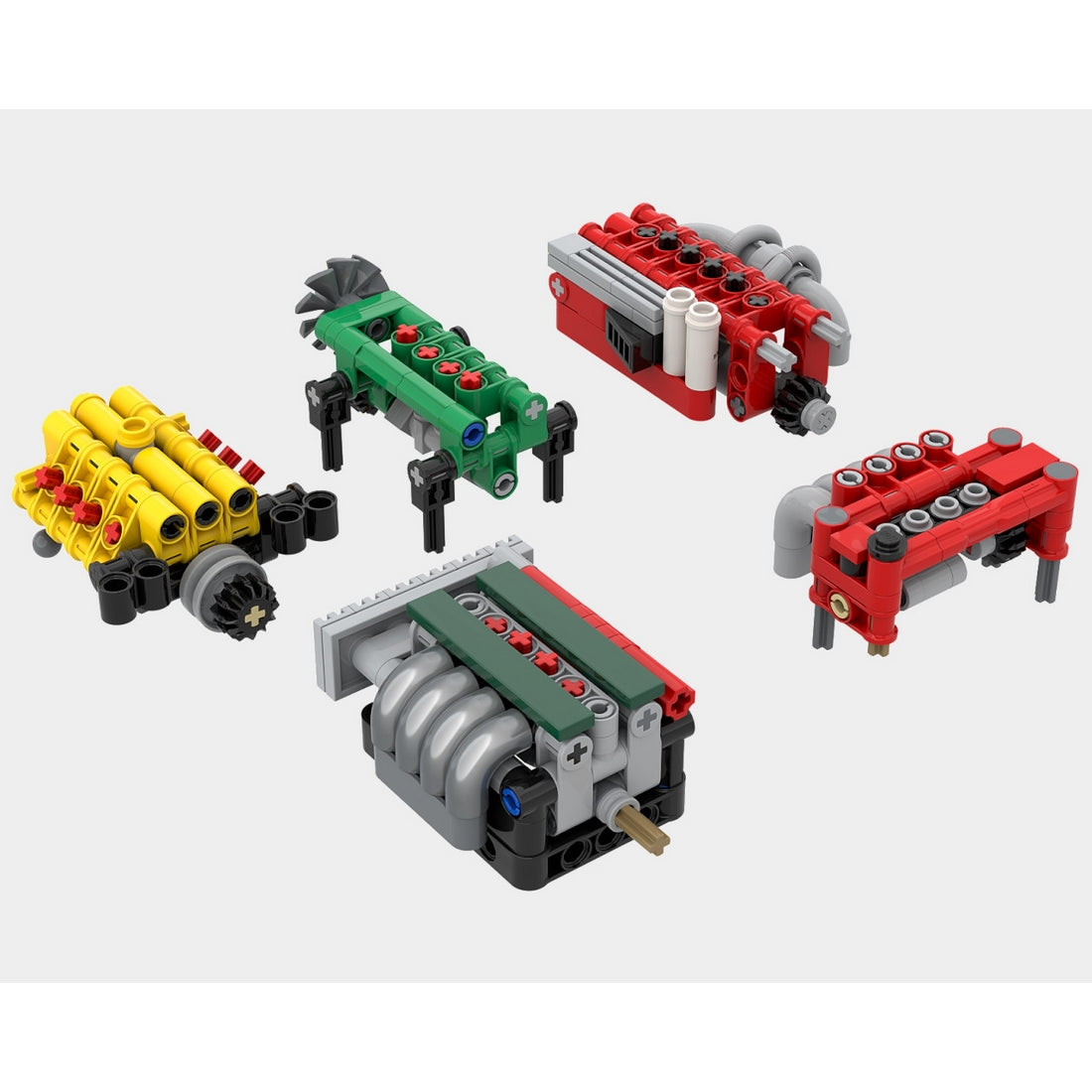 MOC-238705 5 Classic Engine Layout Models Building Blocks