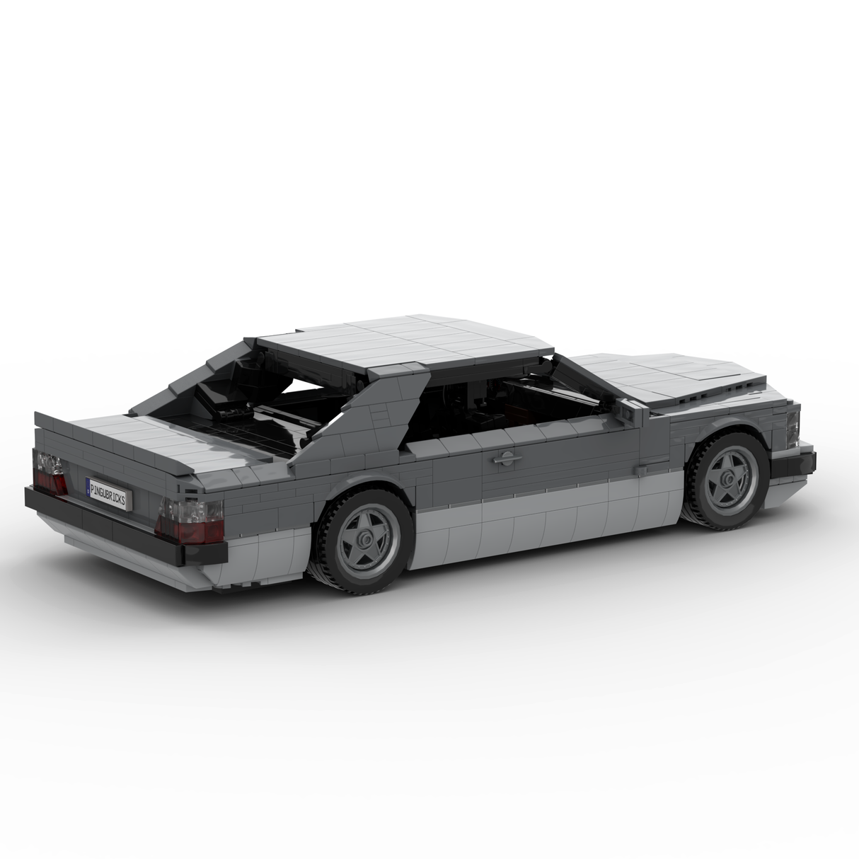 1980s German Grand Touring Coupe Building Blocks (Gobricks)