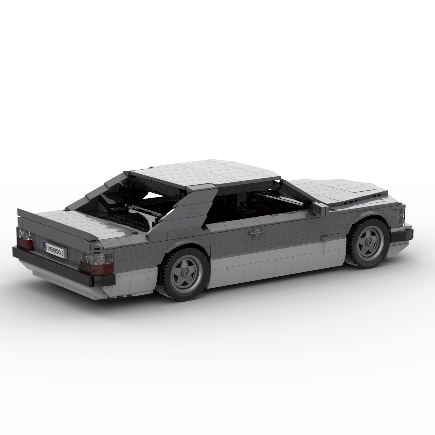 1980s German Grand Touring Coupe Building Blocks (Gobricks)