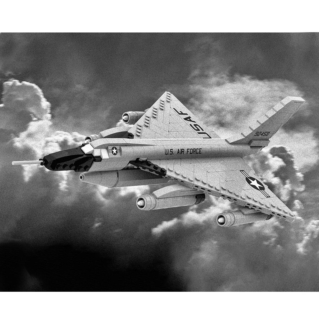 MOC-176453 1:72 Scale B-58 Hustler Building Blocks