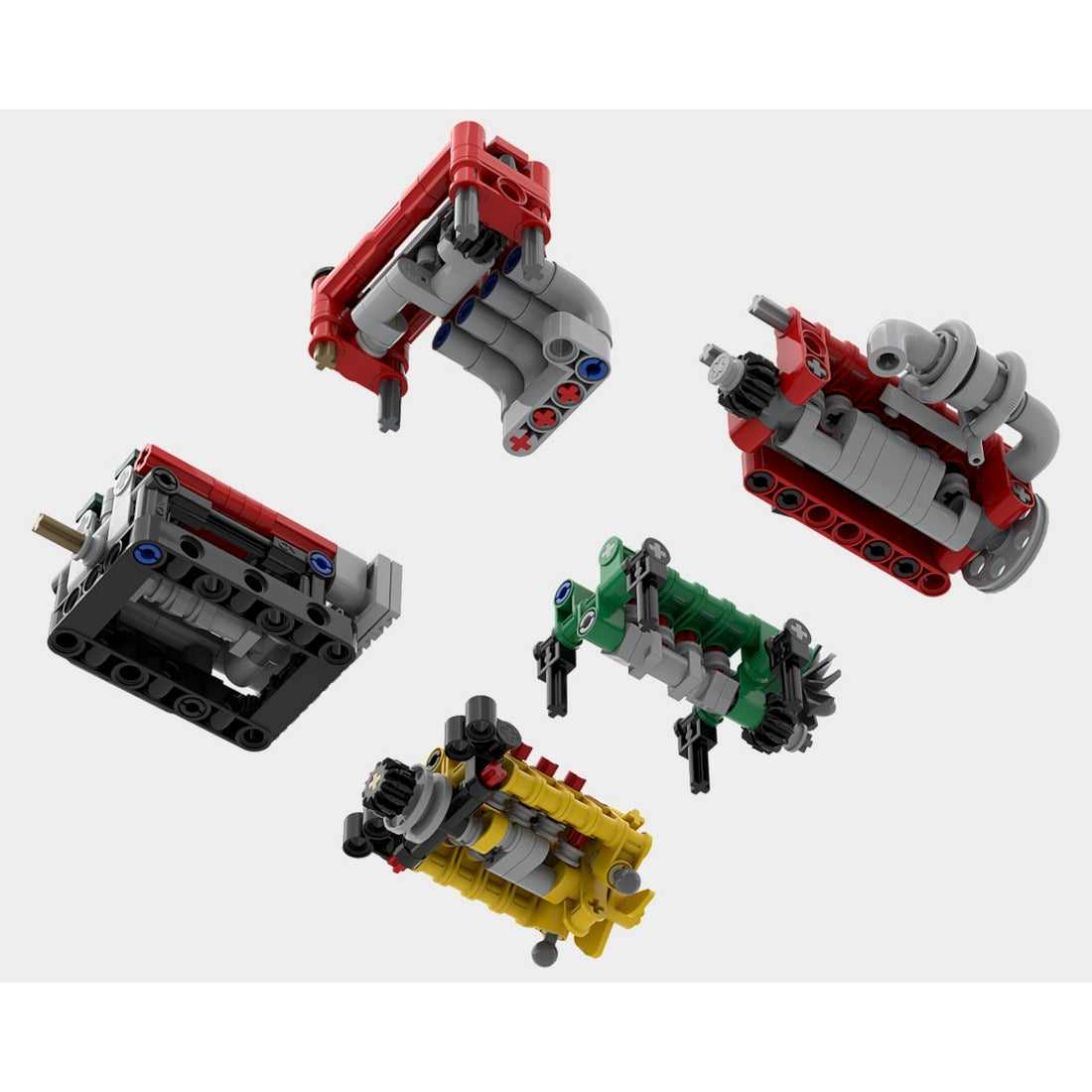 MOC-238705 5 Classic Engine Layout Models Building Blocks