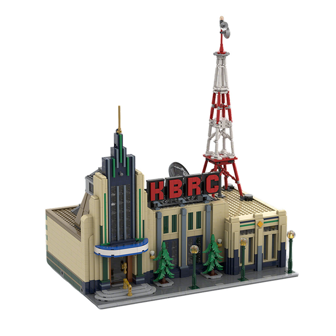 MOC-226314 Brick FM Radio Station Building Blocks