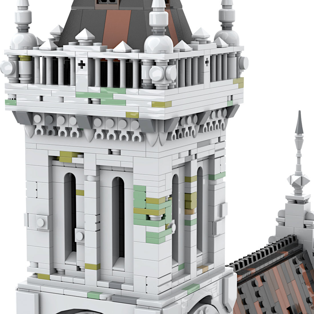 MOC-207213 Gothic Church Building Blocks