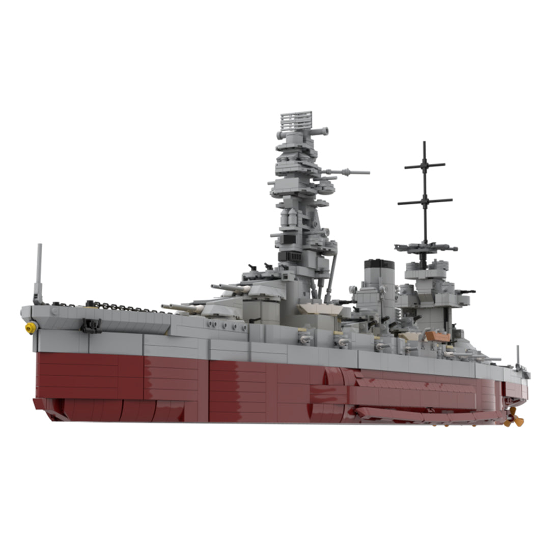MOC-262613 1:200 Scale IJN Fuso-Class Battleship Building Blocks