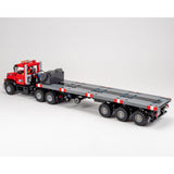 MOC-246143 American Heavy-Duty Truck & Self-Steering 3-Axle Trailer Building Blocks