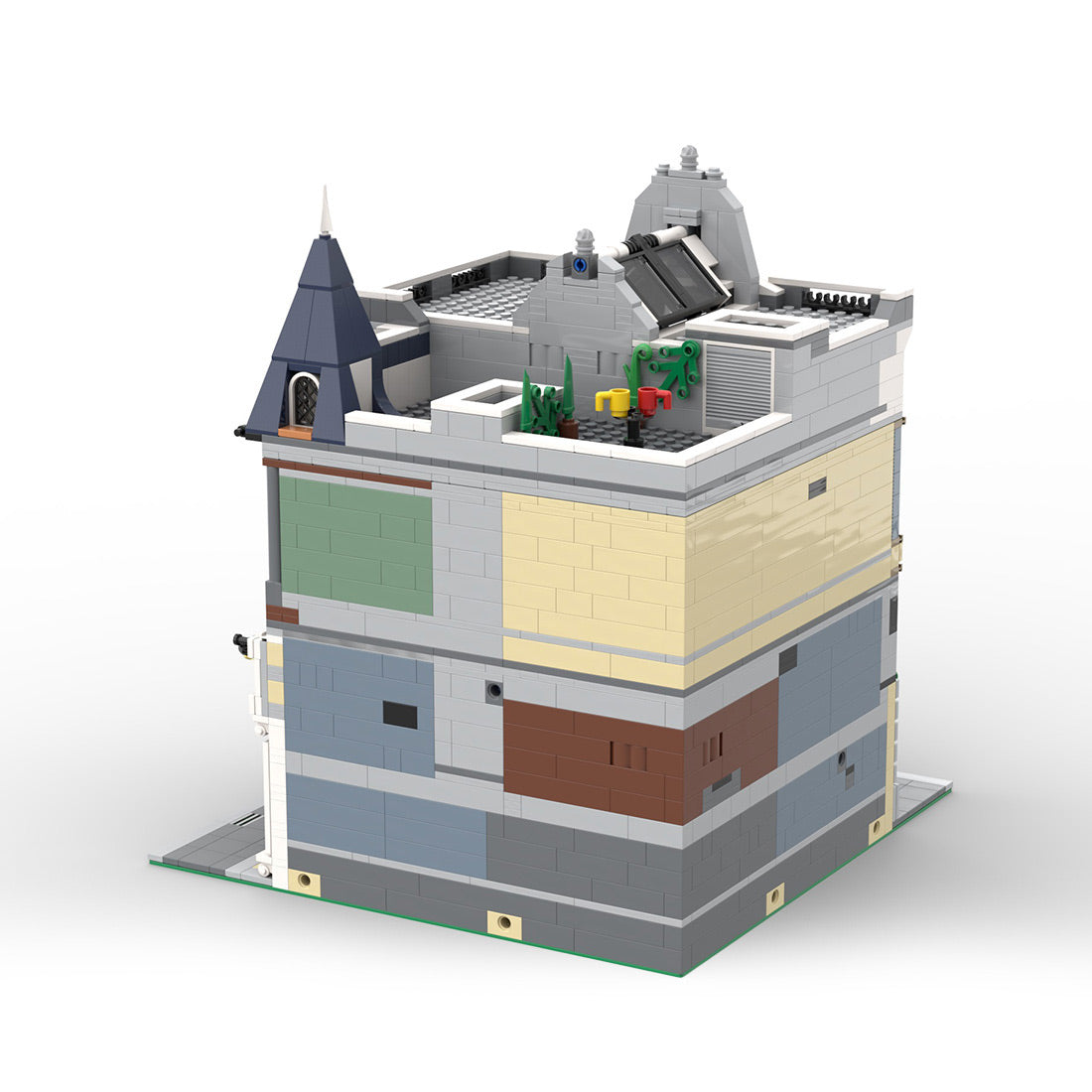 MOC-85888 Cake Bank - 10255 Assembly Square Alternative Building Blocks