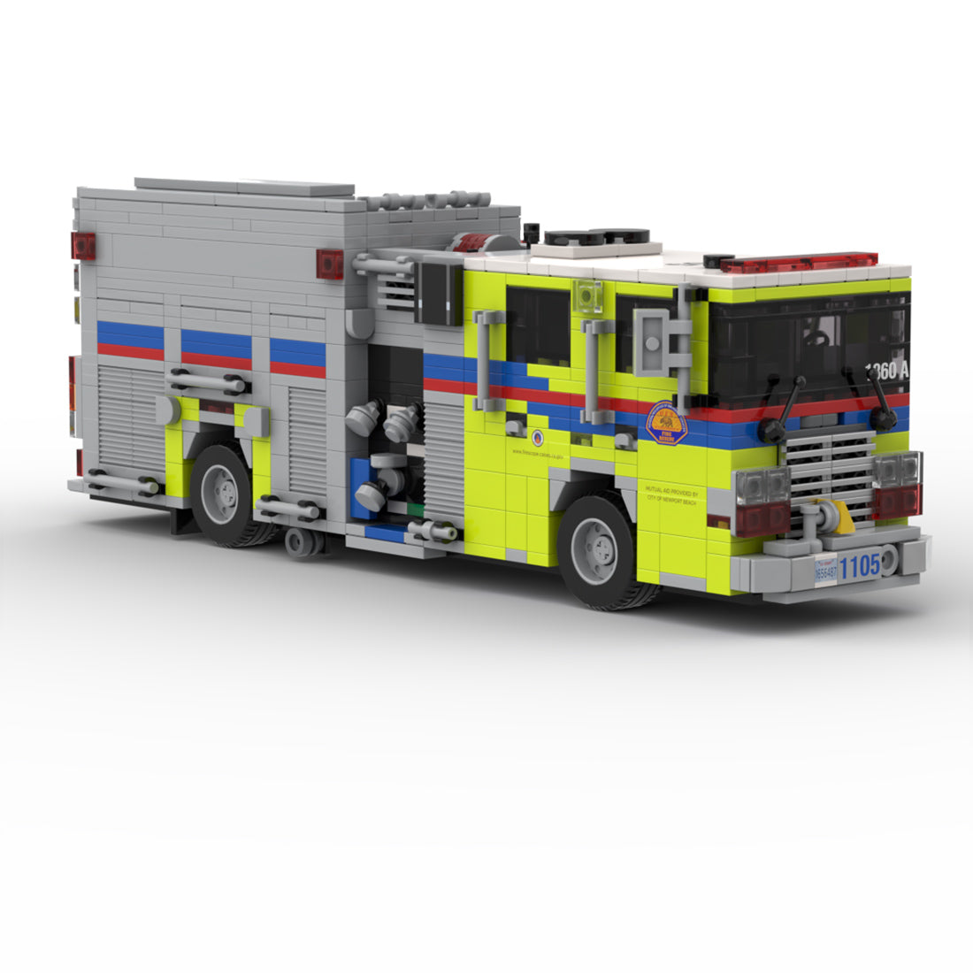 MOC-264164 HME 1871 CAL OES Fire Engine Building Blocks