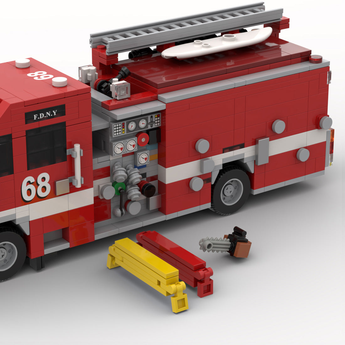 MOC-248452 Pierce Arrow XT Fire Engine Building Blocks