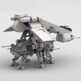 Sci-Fi Dropship & Armored Walker Combo MOC Building Block