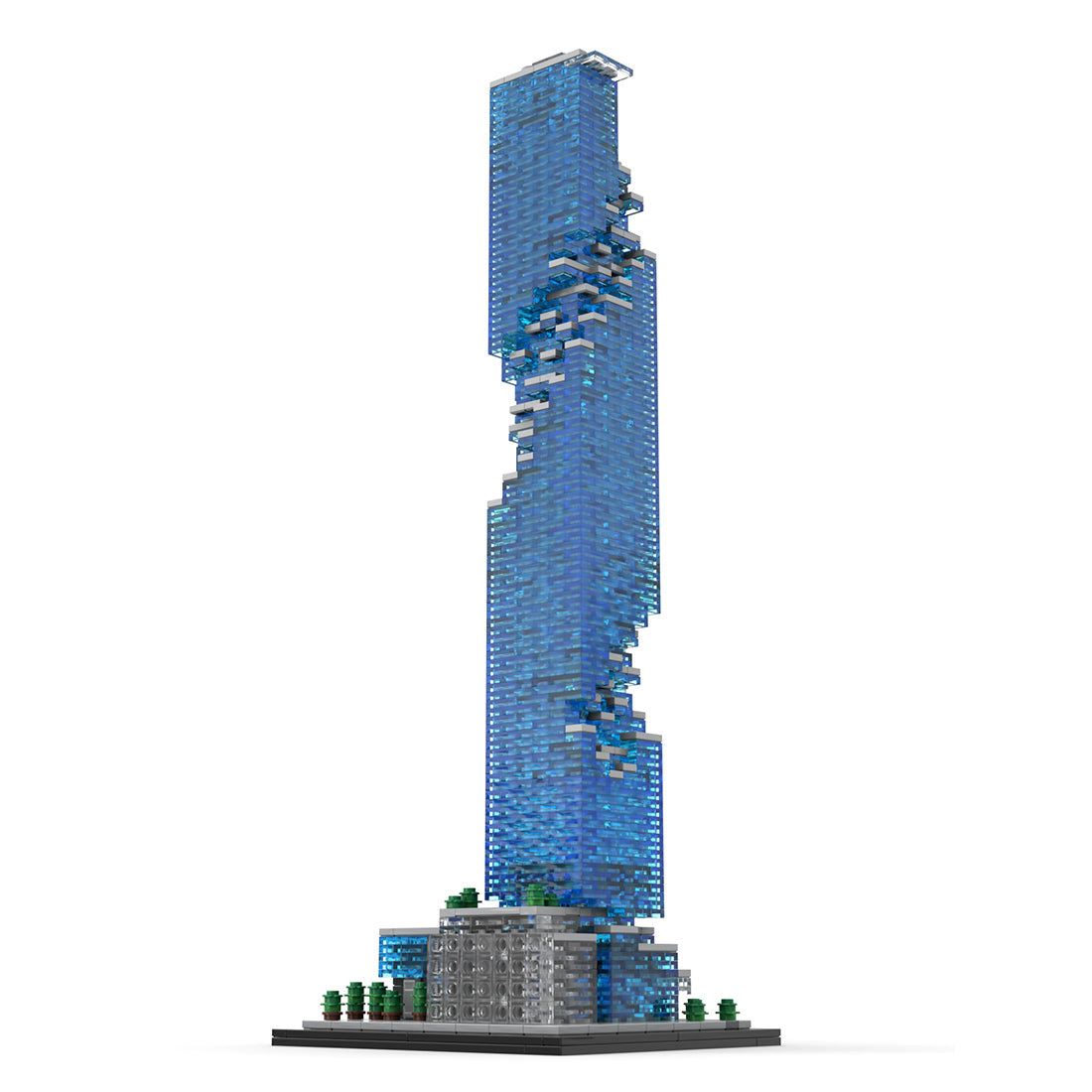 MOC- 174819 Bangkok King Power MahaNakhon - 1/800 Scale Building Blocks