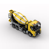 MOC-234000 1/17 Scale 4x8 Cement Mixer Truck Building Blocks