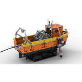 MOC-216080 30ft Seismic Survey Workboat 1:23 Scale Building Blocks