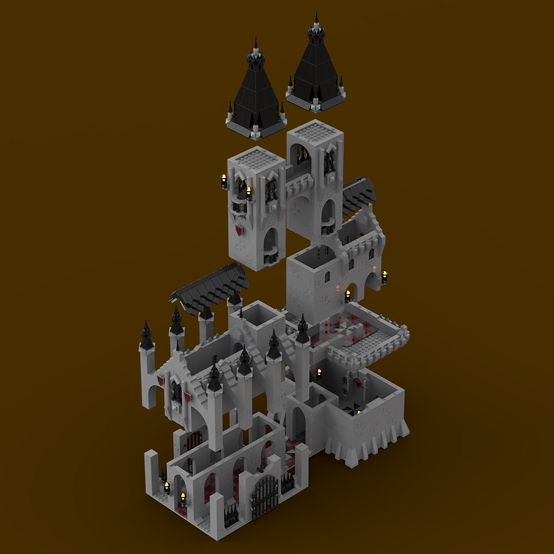 MOC-186929 Gothic Horror Castle Building Blocks