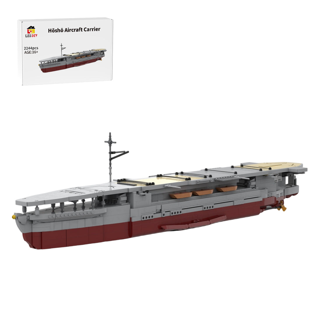 MOC-261067 1:200 Scale IJN Hōshō Aircraft Carrier Building Blocks