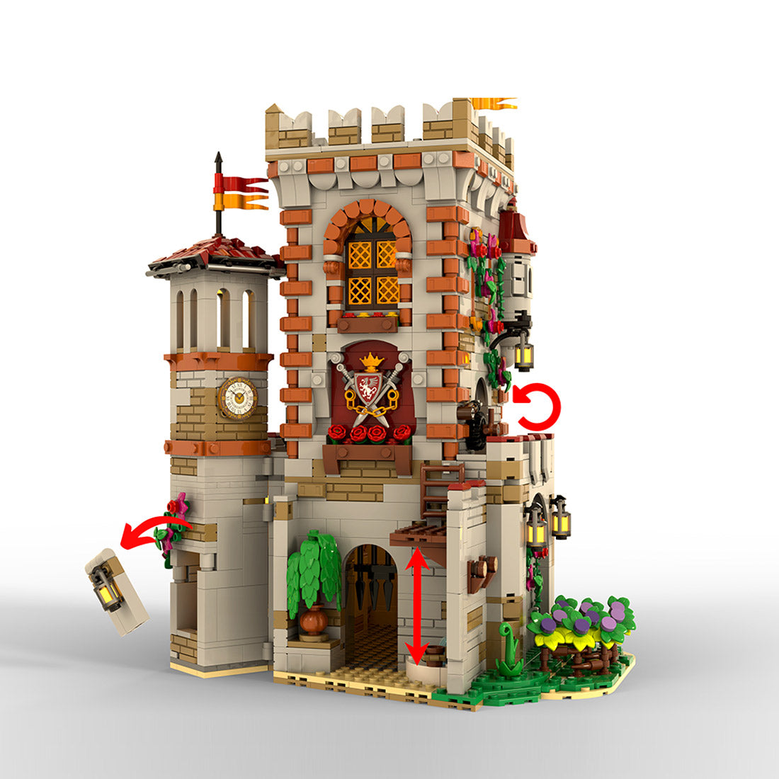 Valley Castello Medieval Valley Castle Building Blocks