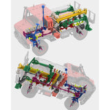 MOC-267088 Unimog Tow Truck 1:10 Scale 4x4 Heavy Tow Truck Building Blocks