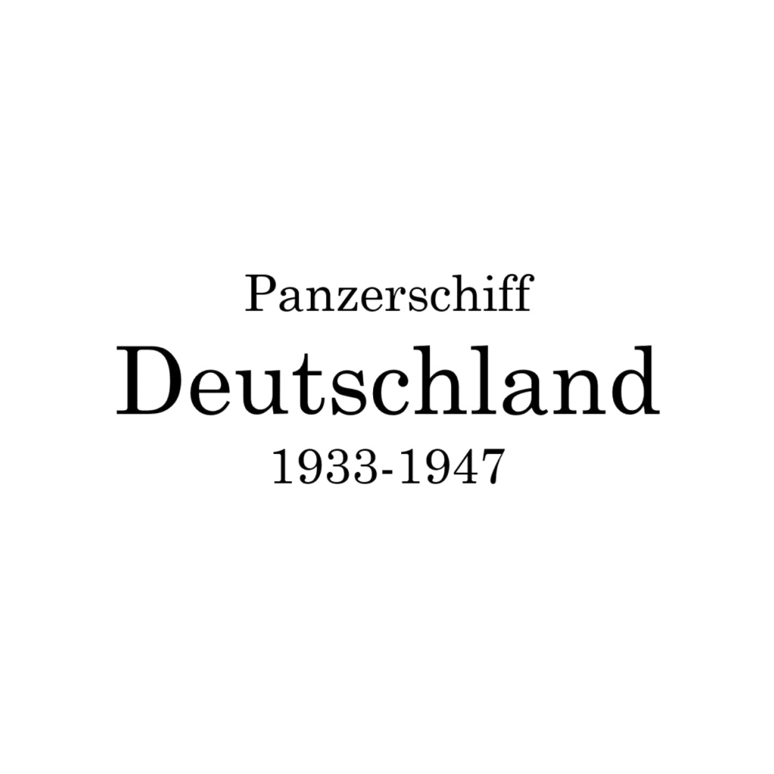 1/300 Scale Germany 3 in 1 Deutschland-class warship Building Blocks