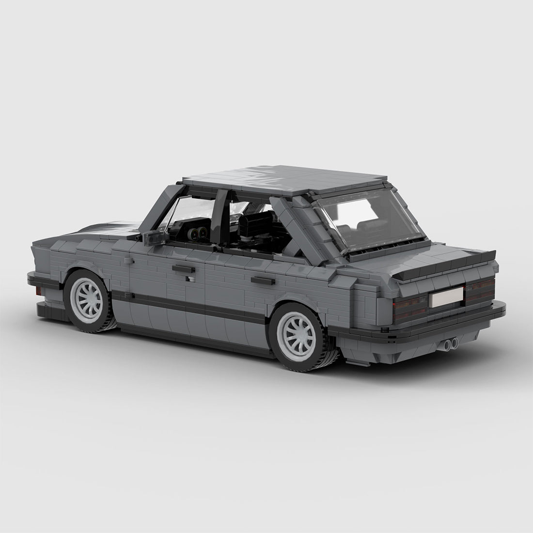 MOC-161114 BMW M5 E28 Dark Bluish Gray Building Blocks