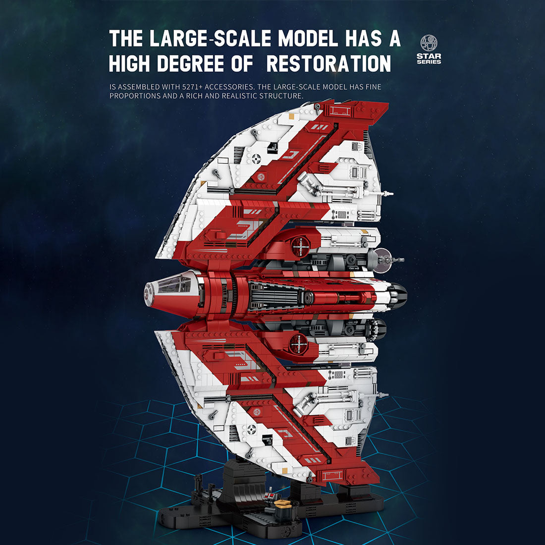 MOC T6 Shuttle Model Assembly Building blocks