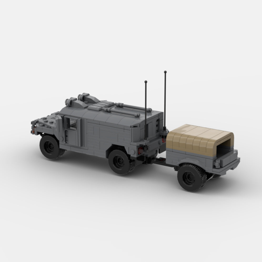 Urban HUMVEE 8 Modern Military Vehicle Building Blocks