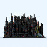 MOC-270096 Bay City Altered Carbon-Inspired Cyberpunk Microcity Building Blocks