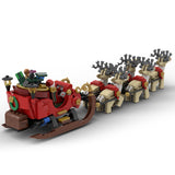 MOC-123535 Santa' Sleigh Street View Building Blocks