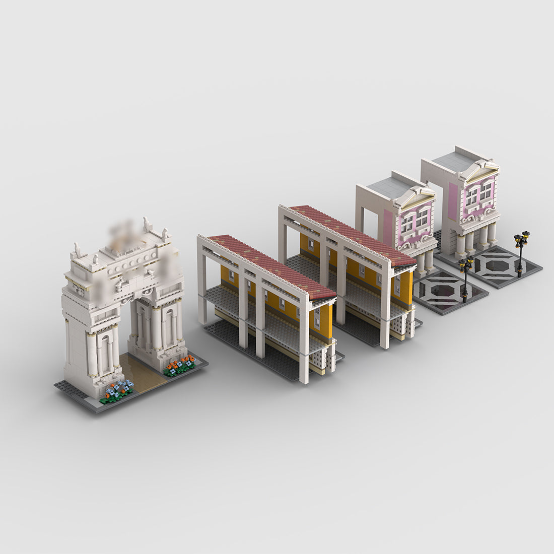 MOC-255860 Lisbon-Inspired Victory Gate Building Blocks