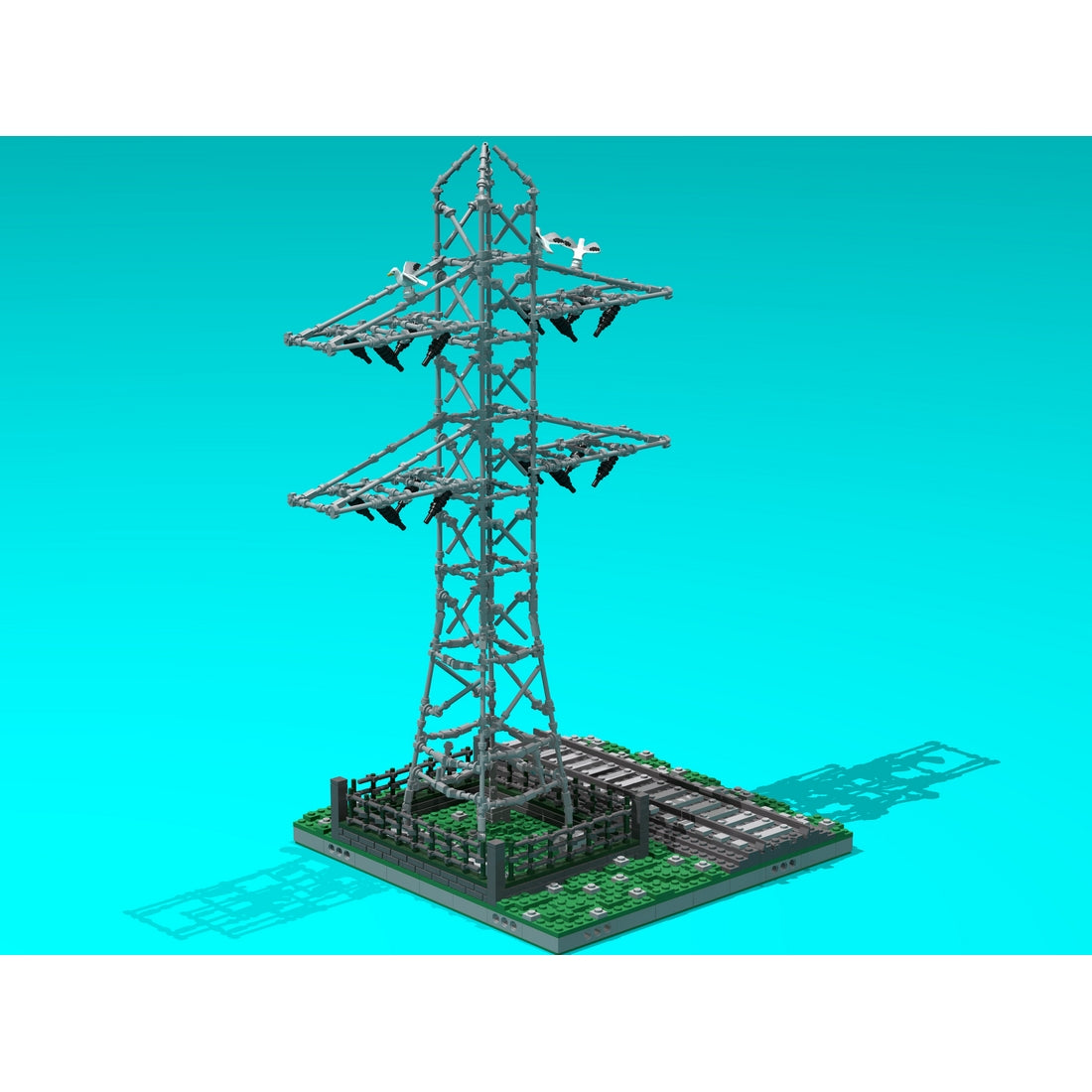 MILS High-Voltage Transmission Tower Building Blocks