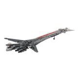 1:80 Scale B2707-200 TWA Supersonic Passenger Aircraft Building Blocks