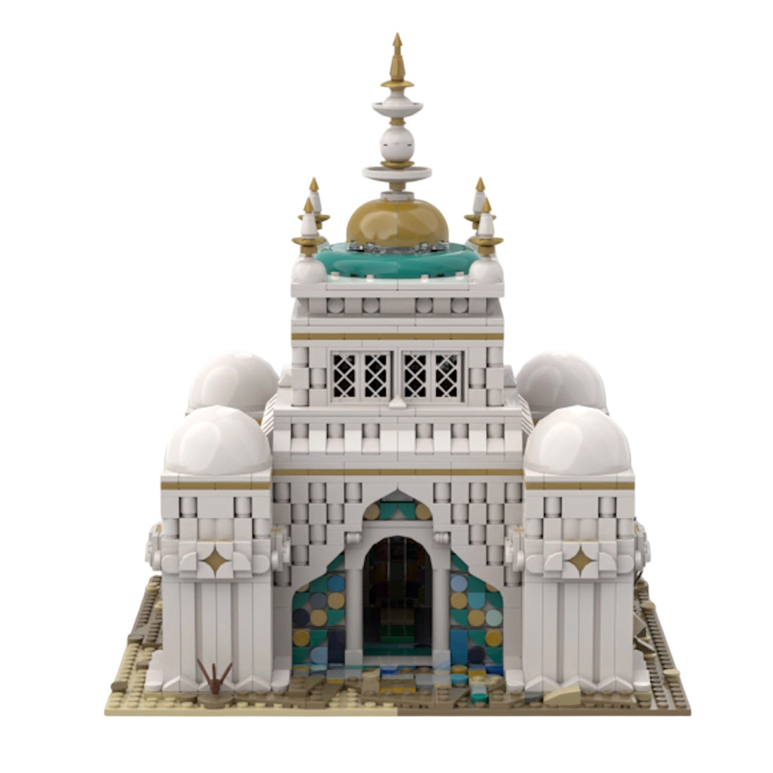 MOC-120253 Middle Eastern Mosque Building Blocks