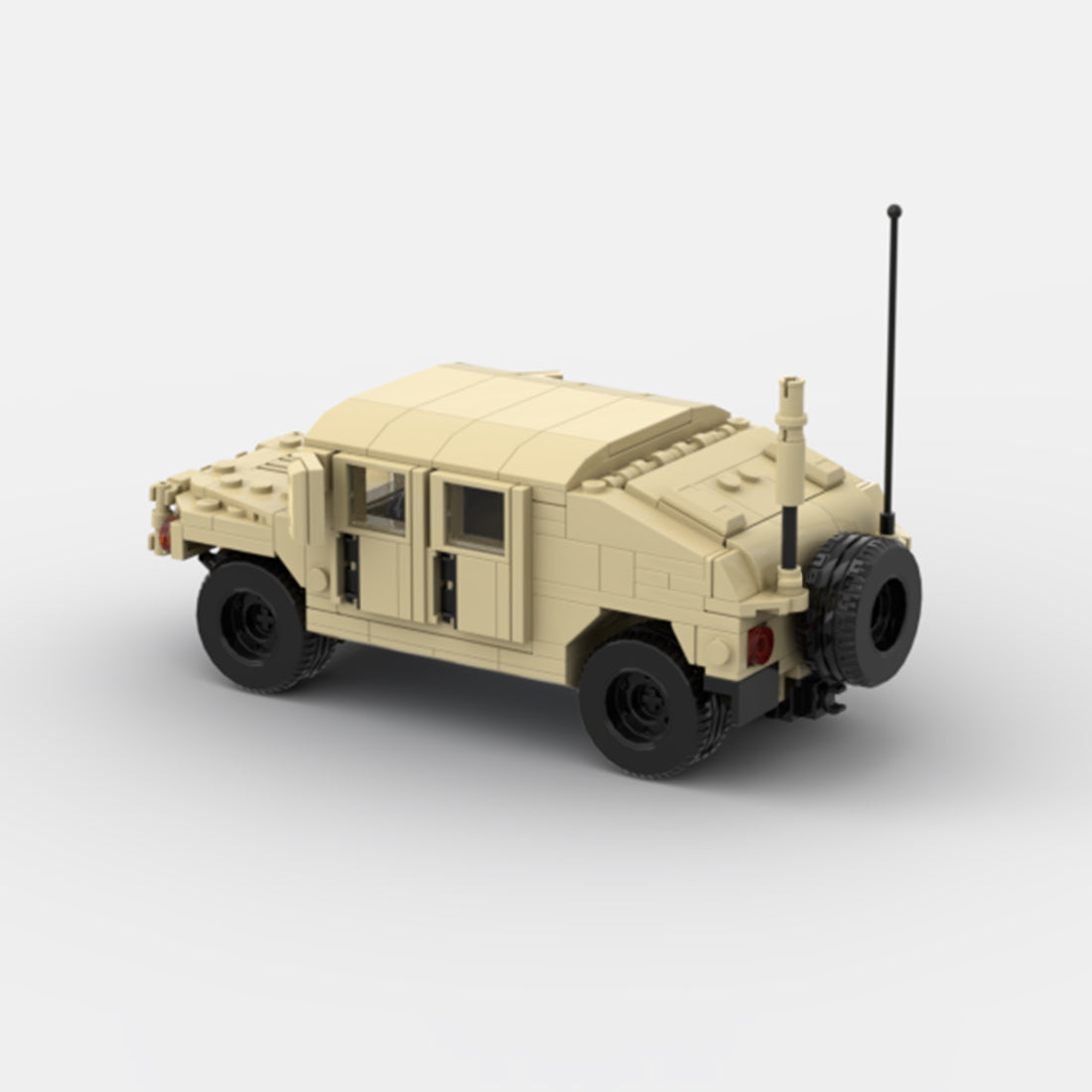 Desert HUMVEE 5 Modern Military Vehicle Building Blocks