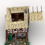 Medieval Taylorsgreen Village Tailoring Shop Building Blocks