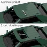 1980s German Grand Touring Coupe Building Blocks (Gobricks)