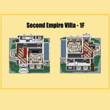 Victorian French Estate European Villa Building Blocks
