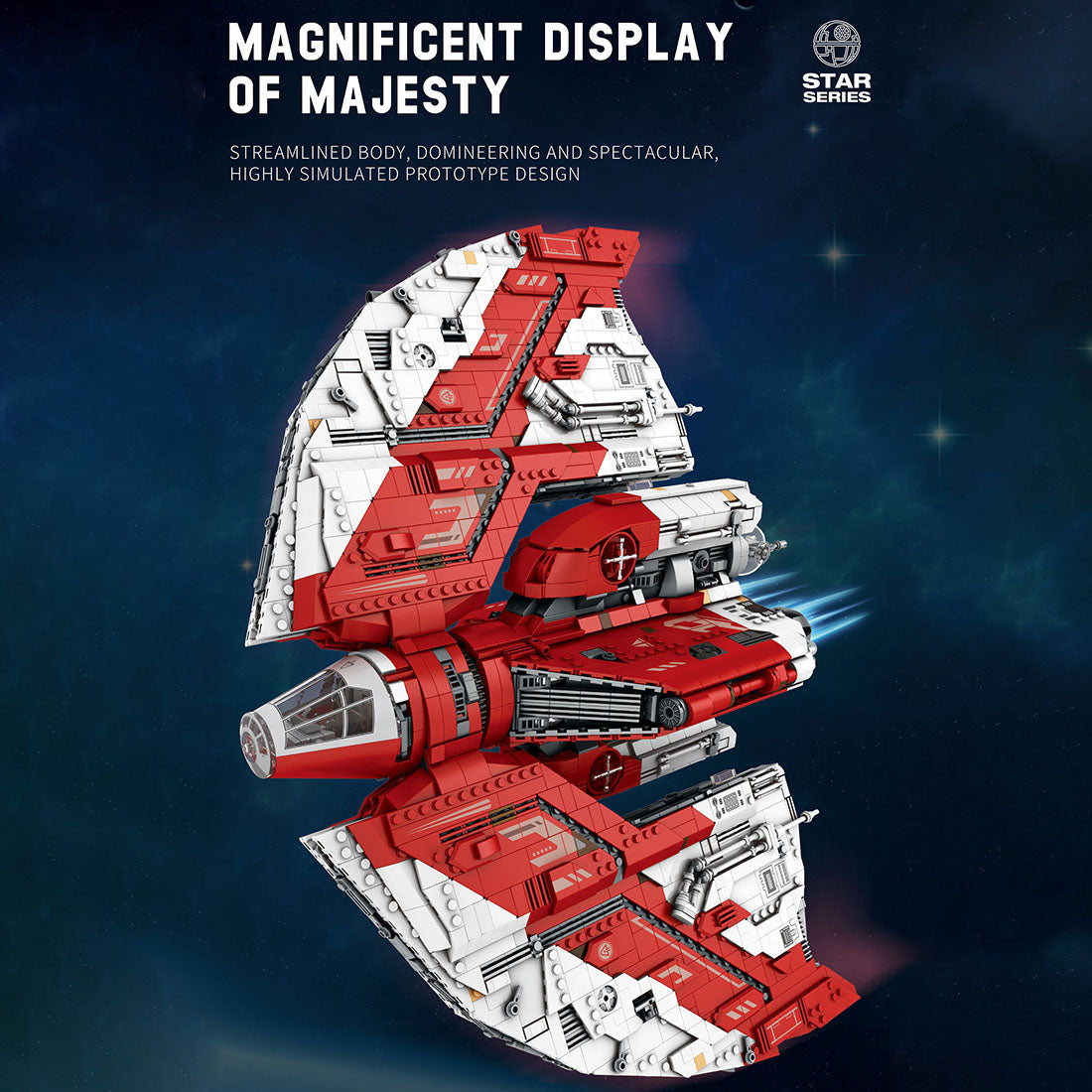 MOC T6 Shuttle Model Assembly Building blocks