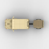Desert HUMVEE 11 Modern Military Vehicle Building Blocks