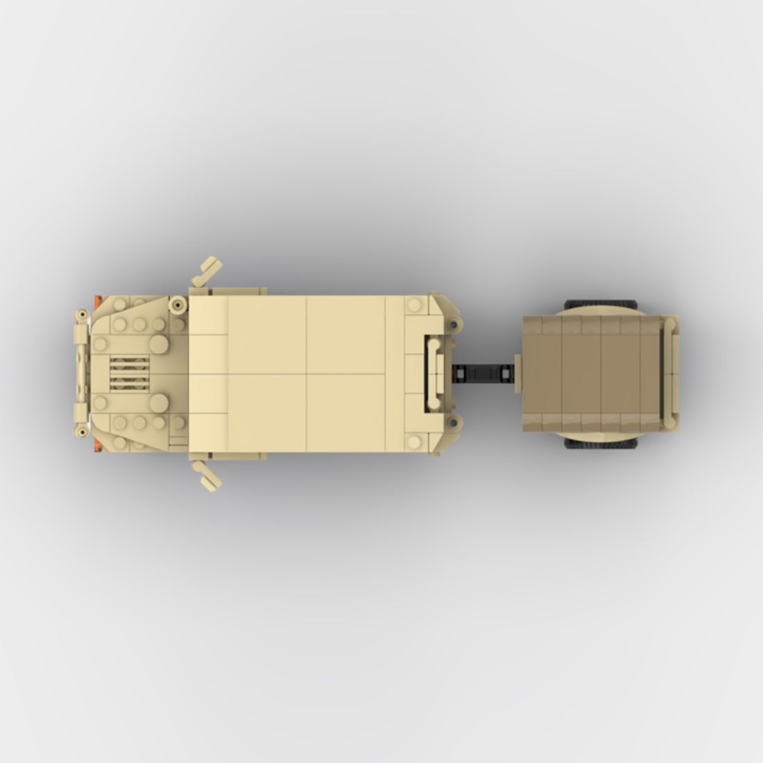 Desert HUMVEE 13 Modern Military Vehicle Building Blocks