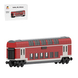 DoSto DB 2nd Class Double-Decker Passenger Car Building Blocks