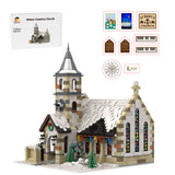 MOC-147549 Winter Country Church Building Blocks