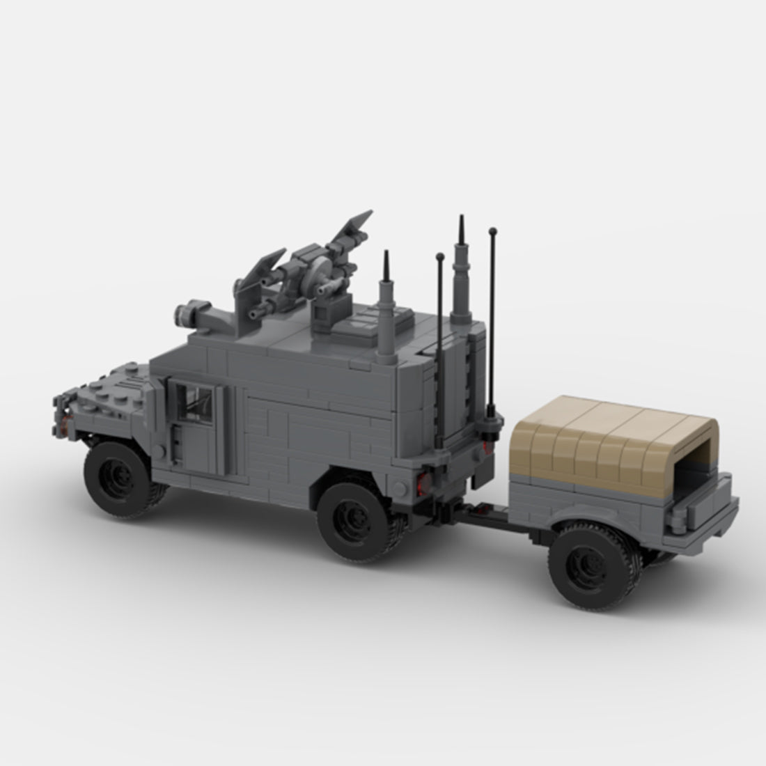 Urban HUMVEE 10 Modern Military Vehicle Building Blocks
