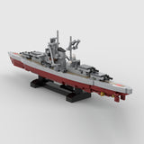 1:700 Scale German Bismarck Battleship Building Blocks